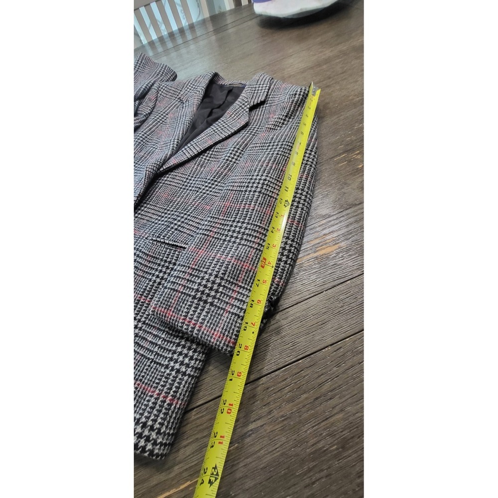 Vintage Brooks‎ Brothers Blazer Womens Size 10 Med Glen Plaid Houndstooth - Picture 9 of 13